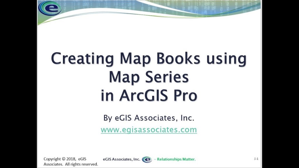 New Video - Creating Map Books Using Map Series In ArcGIS Pro ...