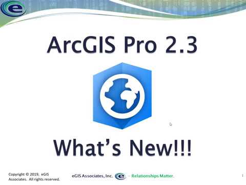 ArcGIS Pro 2.3 Released – What’s New?