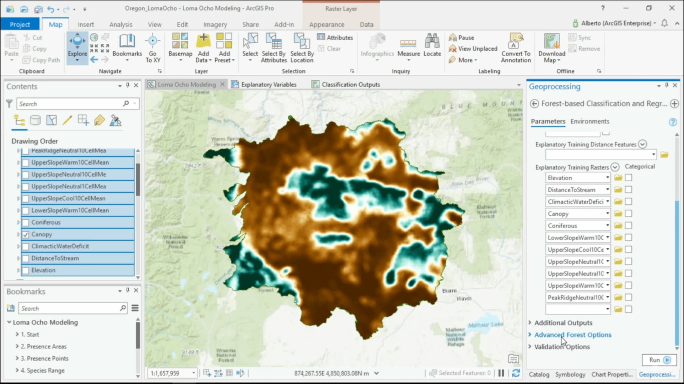 Spatial Machine Learning with ArcGIS Pro