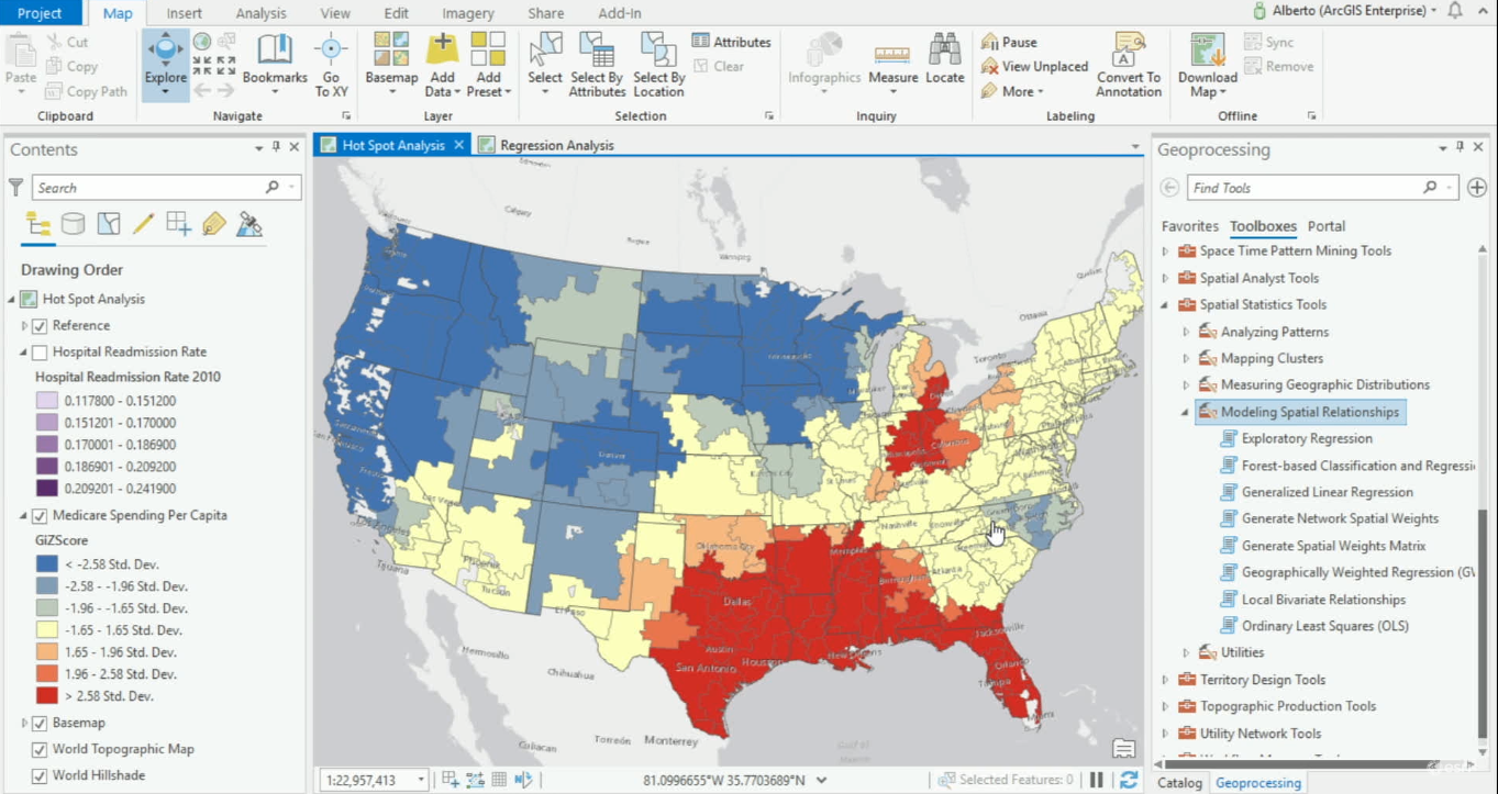 Modeling Spatial Relationships With Arcgis Pro Geospatial Training Services 2676