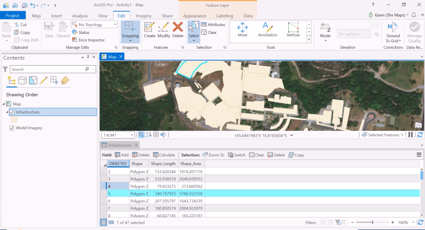 Modifying Existing Features and Attributes with ArcGIS Pro