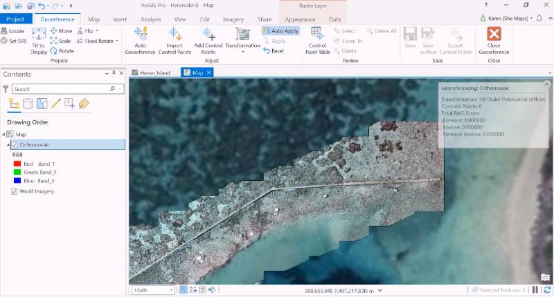 Georeferencing Drone Data in ArcGIS Pro using Ground Control Points