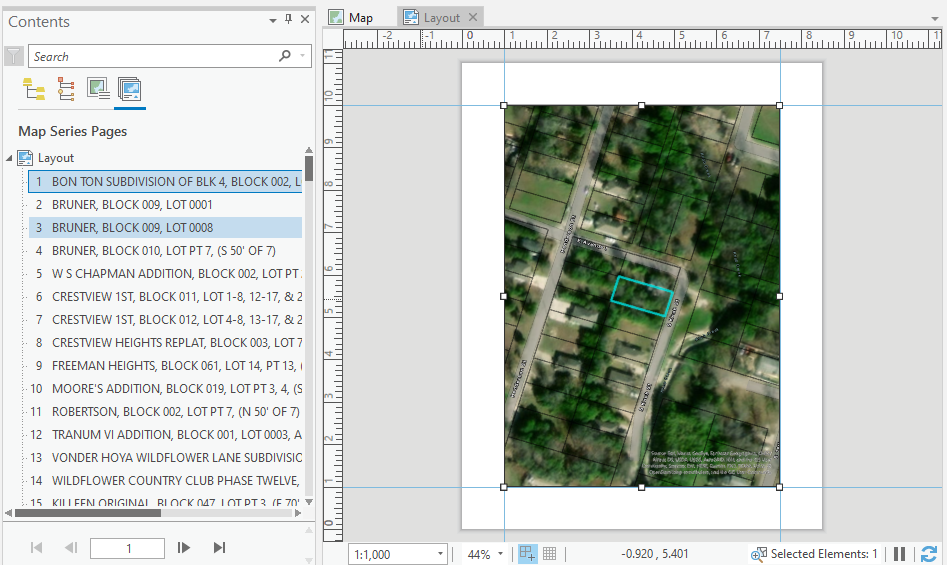 Tutorial – Creating A Map Series In ArcGIS Pro