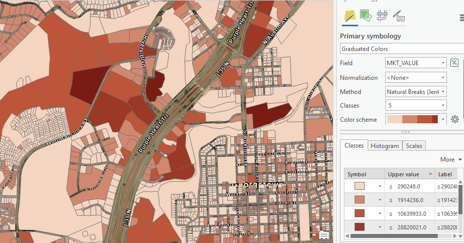 creating-graduated-color-maps-in-arcgis-pro-geospatial-training-services