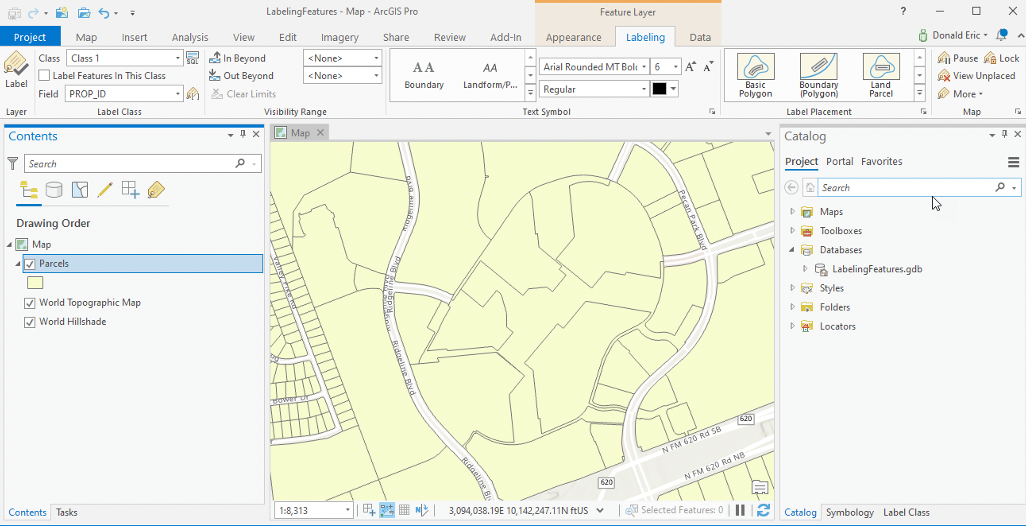 Working with Label Classes - Geospatial Training Services