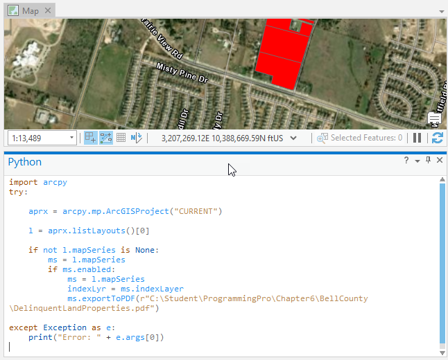 Tutorial – Automating the Production of a Map Series with Arcpy