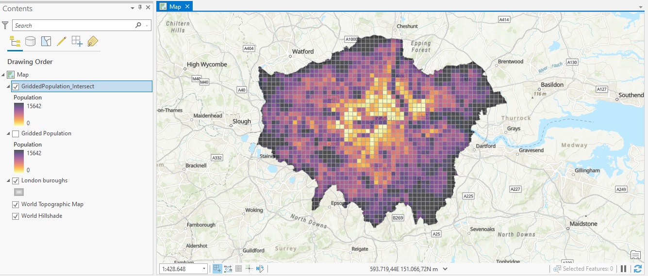 Working with Gridded Population Data in ArcGIS Pro