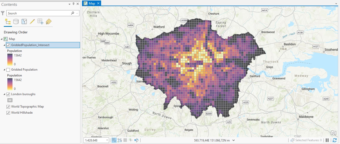 Working with Gridded Population Data in ArcGIS Pro - Geospatial Training  Services