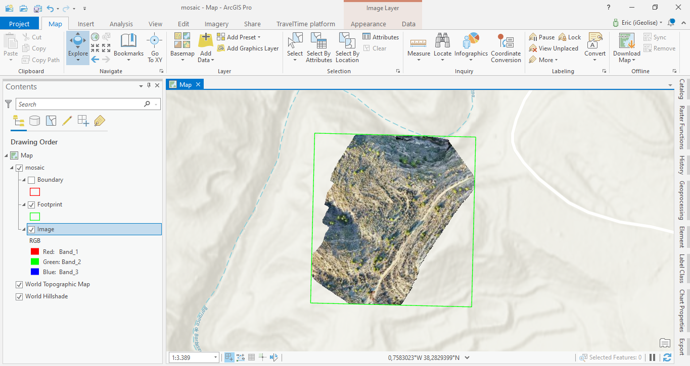 Creating and Populating a Mosaic Dataset in ArcGIS Pro