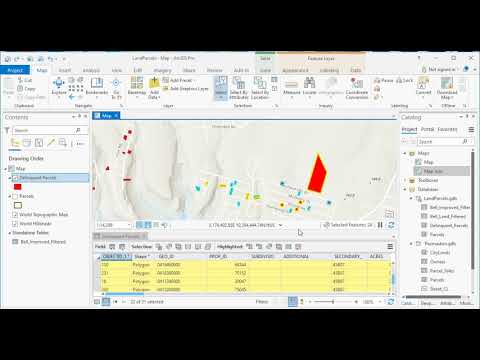 Video: Working with Highlighted Rows in ArcGIS Pro
