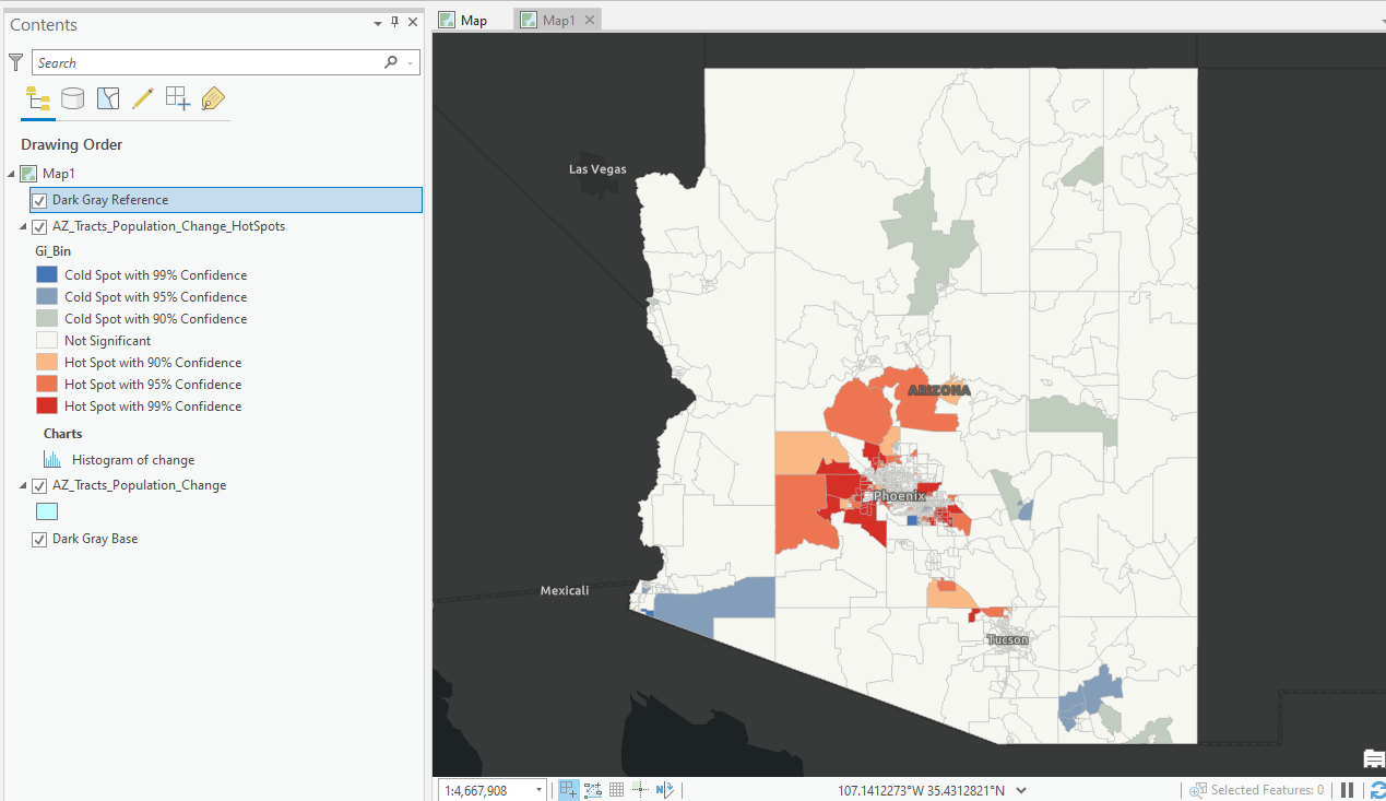 Mapping Population Growth Hot Spots with R and ArcGIS Pro