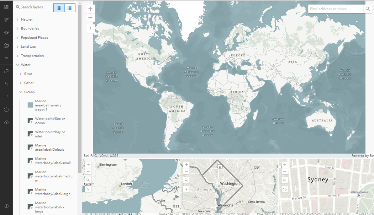 Tutorial: Use a Vector Basemap Editor in ArcGIS Online to Customize a Basemap