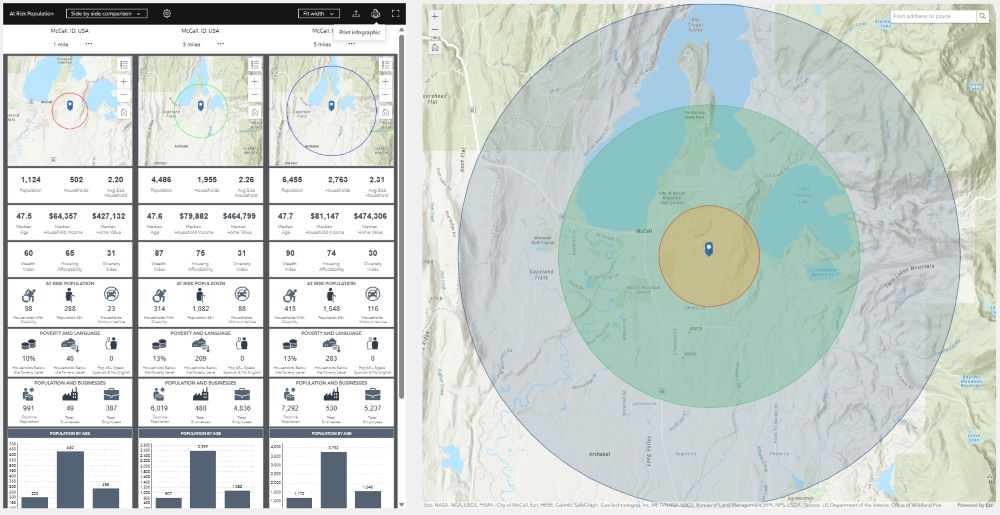 Some things to know about Business Analyst Widget in Experience Builder