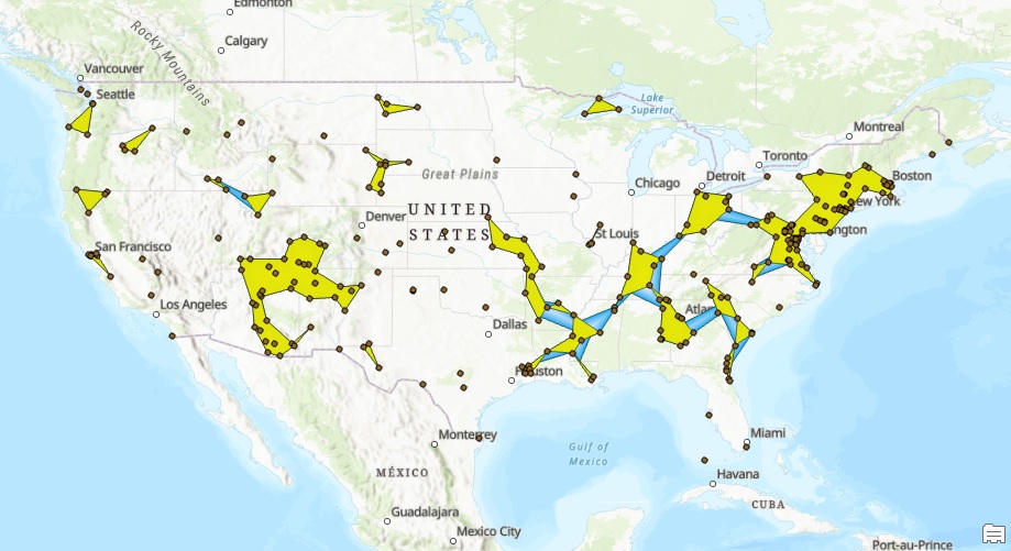 Cluster Points into Polygons with ArcGIS Pro