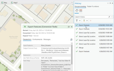 A Closer Look at ArcGIS Pro’s History Pane: Maximizing Workflow Efficiency