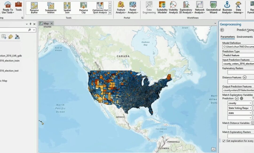 Artificial Intelligence (AI) Capabilities in ArcGIS Pro