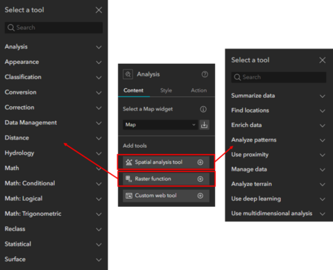 Analysis Widget Overview for Experience Builder - Geospatial Training ...