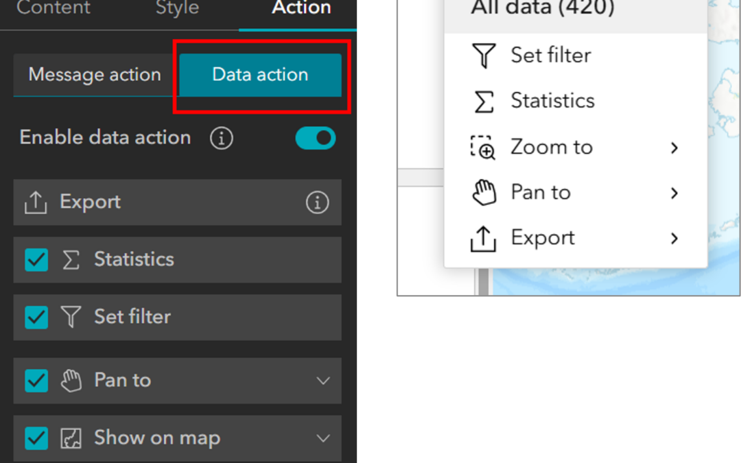 Configuring Data Actions in Experience Builder