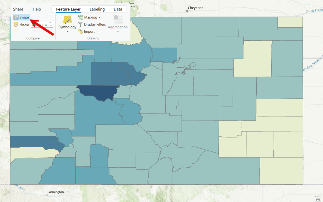 Discover the ArcGIS Pro Swipe Tool: A Game-Changer for Layer Comparisons