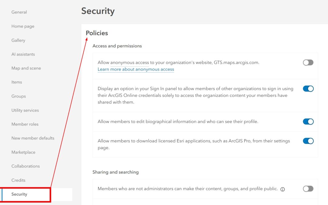 ArcGIS Online Security Settings You Could be Overlooking