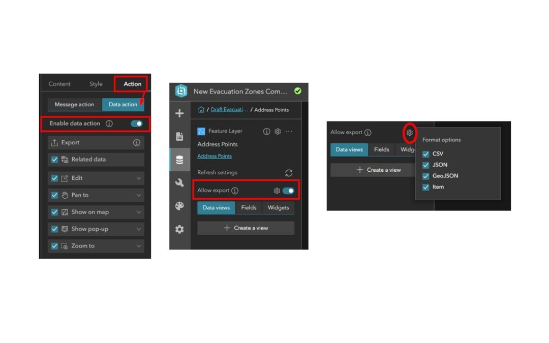 Exporting Data from Experience Builder: How to Properly Configure Hosted Feature Layers in ArcGIS Online