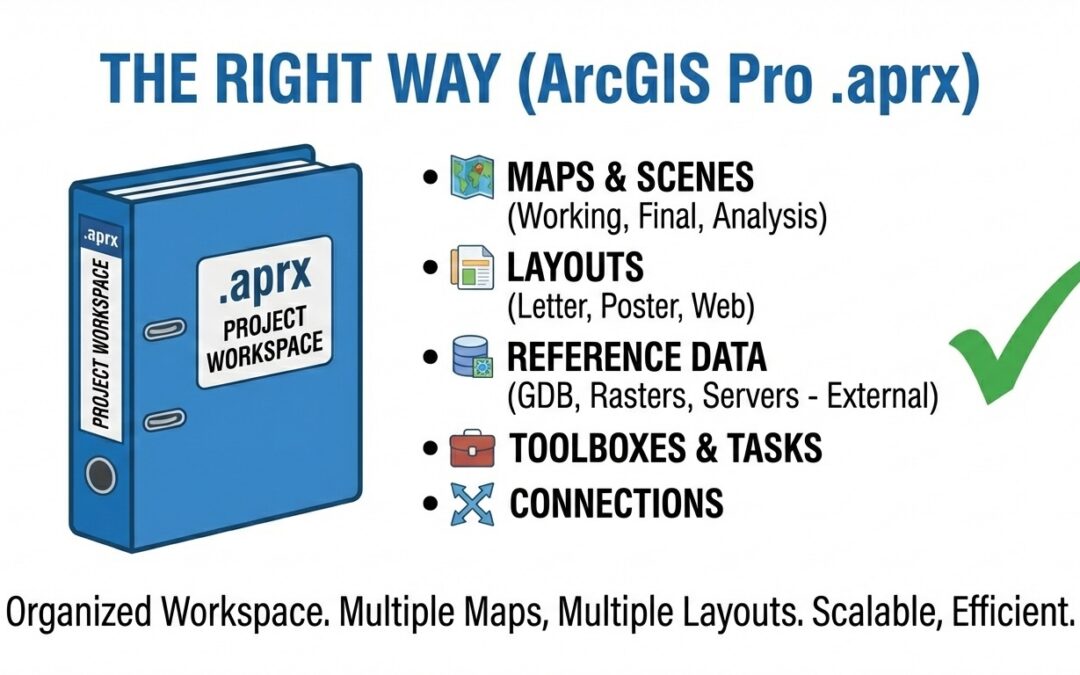 The Right Way to Manage ArcGIS Pro Projects, Maps, and Layouts (And Why Most People Get It Wrong)