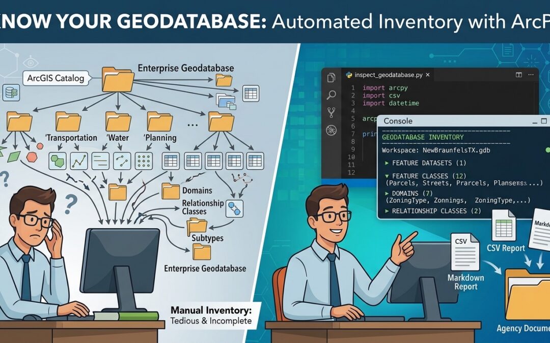 Know Your Geodatabase: A Reusable ArcPy Inspection Script