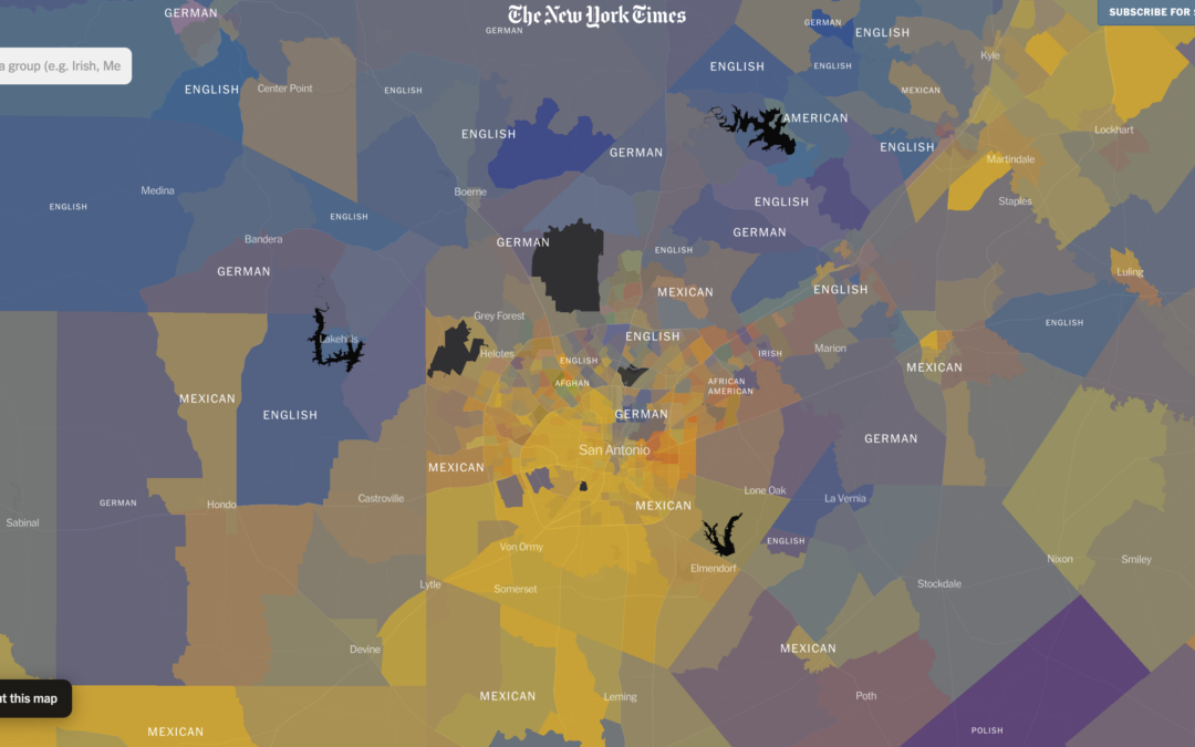What GIS Pros Can Learn from the New York Times Ancestry Map
