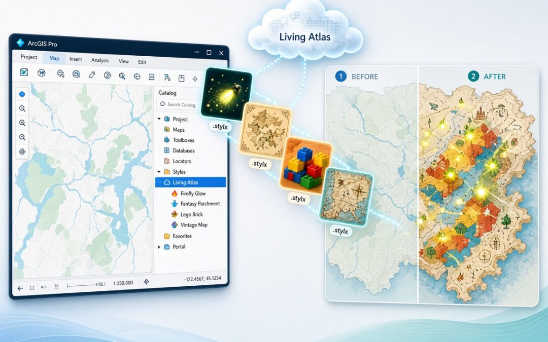 Importing and Managing Styles from ArcGIS Living Atlas in ArcGIS Pro